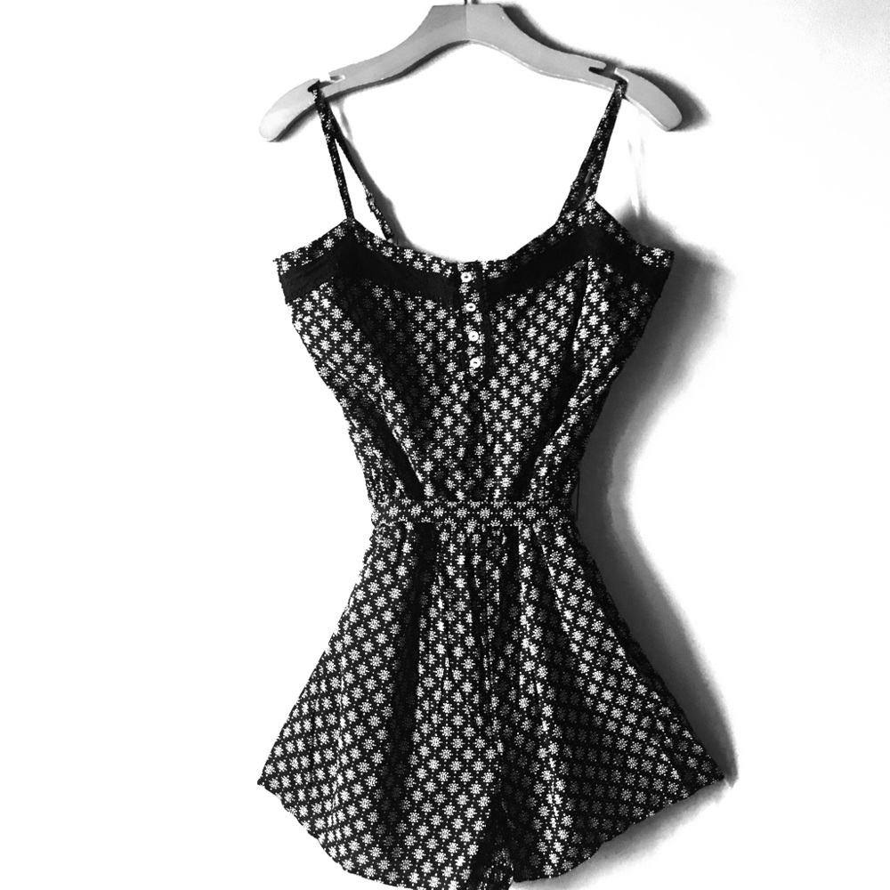 NWT Black & White romper